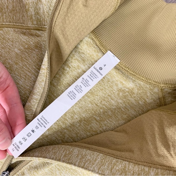 Lululemon Always Alert 1/2 Zip Pullover Sweater Jacket Heathered Grape Leaf - Picture 12 of 13